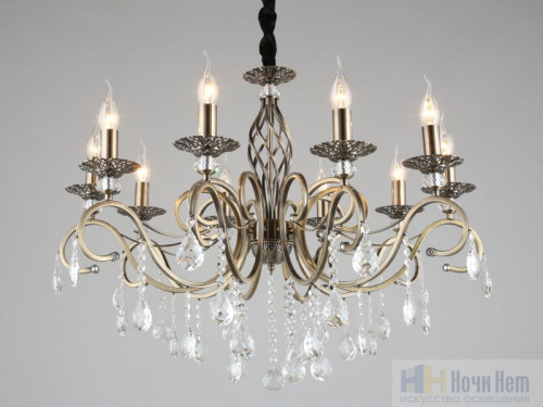 Люстра подвесная Omnilux Mezzano OML-79113-10, раздел каталога Люстры с абажурами интернет-магазина Ночи Нет