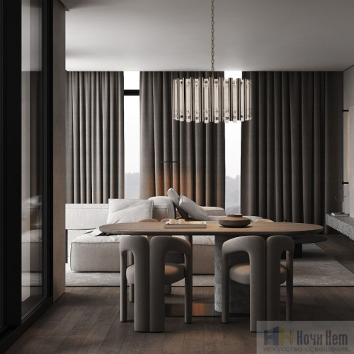 Люстра LOFT IT Boucle 10438/4, раздел каталога Люстры с плафонами интернет-магазина Ночи Нет