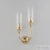 Бра Crystal Lux SECRET AP2 GOLD 4050/402, раздел каталога Бра с плафоном интернет-магазина Ночи Нет