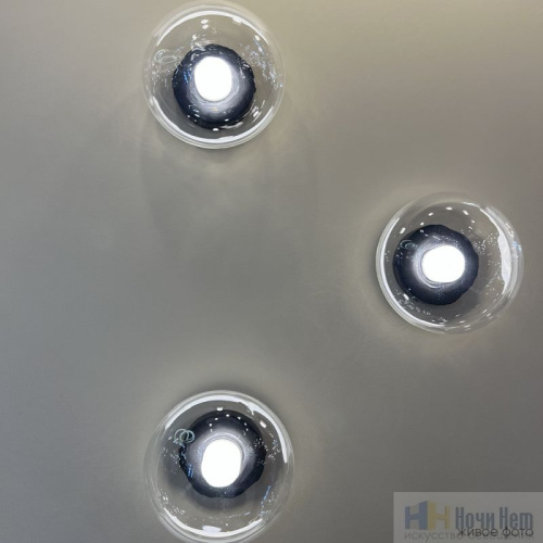 Бра Crystal Lux BOSQUE AP1 BLACK/TRANSPARENT 0270/401, раздел каталога Светодиодные бра интернет-магазина Ночи Нет