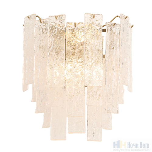Бра Crystal Lux RICARDO AP3 BRASS 3600/403, раздел каталога Стеклянные бра интернет-магазина Ночи Нет