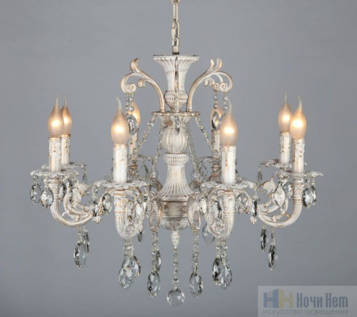 Люстра подвесная Omnilux Martina OML-79003-08, раздел каталога Хрустальные люстры интернет-магазина Ночи Нет