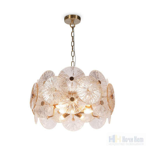 Люстра Maytoni Aster MOD007PL-08G, раздел каталога Стеклянные люстры интернет-магазина Ночи Нет