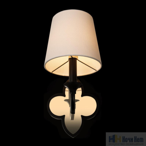 Бра LOFT IT Silence 10303W Black, раздел каталога Бра с абажуром интернет-магазина Ночи Нет