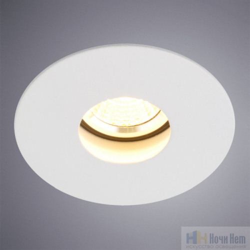 Светильник встраиваемый Arte Lamp Accento A3217PL-1WH, раздел каталога Точечные светильники металл интернет-магазина Ночи Нет