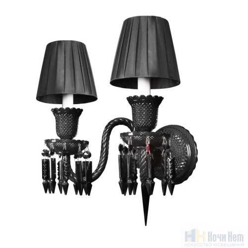 Бра LOFT IT Zenith 10210/2W Black, раздел каталога Бра с абажуром интернет-магазина Ночи Нет
