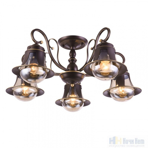 Люстра потолочная Omnilux Molfetta OML-50607-05, раздел каталога Люстры с плафонами интернет-магазина Ночи Нет