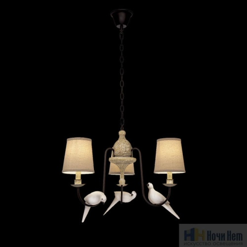 Люстра Loft IT Birds LOFT1029A-3, раздел каталога Люстры с абажурами интернет-магазина Ночи Нет