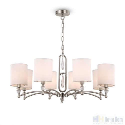 Люстра Freya Riverside FR1007PL-08N, раздел каталога Люстры с абажурами интернет-магазина Ночи Нет