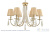 Люстра Crystal Lux VICTORIA SP6 GOLD/AMBER 3340/306, раздел каталога Хрустальные люстры интернет-магазина Ночи Нет
