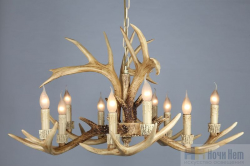 Люстра подвесная Omnilux Loureiro OML-52003-10, раздел каталога Деревянные люстры интернет-магазина Ночи Нет