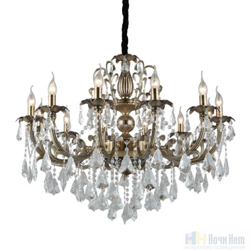Люстра подвесная Omnilux  Grosseto OML-77733-12, раздел каталога Хрустальные люстры интернет-магазина Ночи Нет