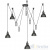 Люстра Lightstar Acrobata 761057, количество ламп - 5, площадь освещения - 12,5 кв.м Люстра Lightstar Acrobata 761057, раздел каталога Люстры с плафонами интернет-магазина Ночи Нет