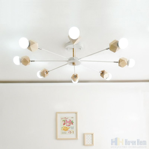 Люстра ImperiumLoft JX  204243-26, раздел каталога Деревянные люстры интернет-магазина Ночи Нет