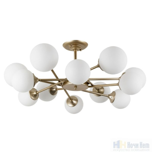 Люстра Arte Lamp Marco A2703PL-12SG, раздел каталога Люстры с плафонами интернет-магазина Ночи Нет