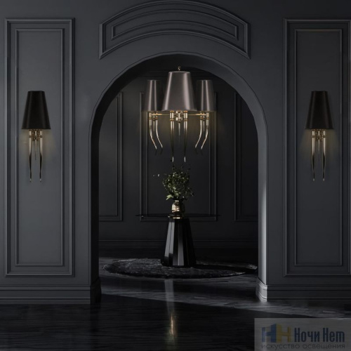 Люстра Loft IT Brunilde 10207/6 Black, раздел каталога Люстры с абажурами интернет-магазина Ночи Нет