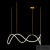Люстра LOFT IT Thread 10388P/B Brass, количество ламп - 1, площадь освещения - 8,8 кв.м Люстра LOFT IT Thread 10388P/B Brass, раздел каталога Светодиодные люстры интернет-магазина Ночи Нет