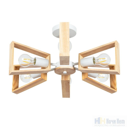 Люстра Arte Lamp Brussels A8030PL-6WH, раздел каталога Деревянные люстры интернет-магазина Ночи Нет