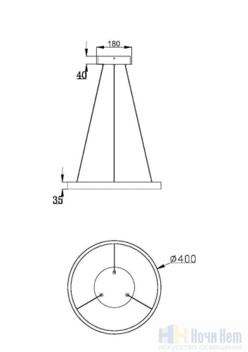 Люстра Maytoni Rim MOD058PL-L22BS3K, раздел каталога Светодиодные люстры интернет-магазина Ночи Нет