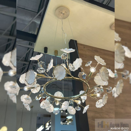 Люстра Crystal Lux MARGO SP9R 2370/309R, раздел каталога Стеклянные люстры интернет-магазина Ночи Нет