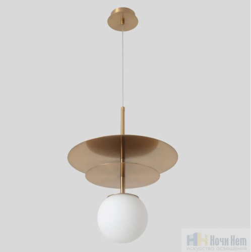 Светильник подвесной Crystal Lux UVA SP1.2 BRASS 3282/201.2, раздел каталога Подвесы 1 лампа интернет-магазина Ночи Нет