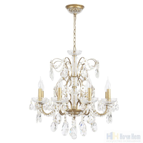 Люстра Crystal Lux ODELIS SP8 GOLD 2571/308, раздел каталога Хрустальные люстры интернет-магазина Ночи Нет