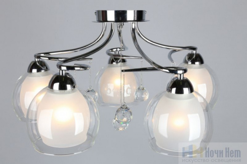 Люстра Omnilux Maluventu OML-54707-05, раздел каталога Люстры с плафонами интернет-магазина Ночи Нет