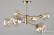 Люстра Omnilux Ostellato OML-93307-06, количество ламп - 6, площадь освещения - 15 кв.м Люстра Omnilux Ostellato OML-93307-06, раздел каталога Люстры с плафонами интернет-магазина Ночи Нет