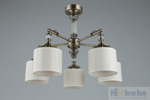 Люстра потолочная Omnilux Rovigo OML-64307-05, раздел каталога Люстры с абажурами интернет-магазина Ночи Нет