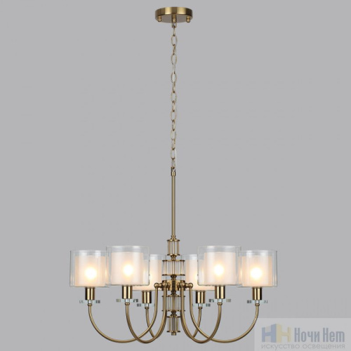 Люстра Odeon Light Saga 5088/6, раздел каталога Люстры с плафонами интернет-магазина Ночи Нет