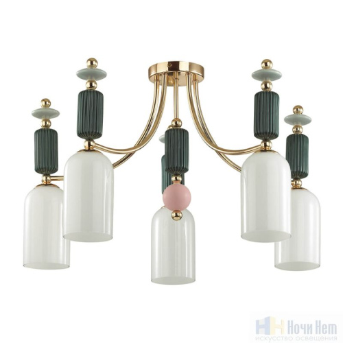 Люстра Odeon Light Candy 4861/5C, раздел каталога Люстры с плафонами интернет-магазина Ночи Нет