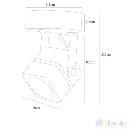 Спот Arte Lamp Misam A1315AP-1BK, раздел каталога Споты интернет-магазина Ночи Нет