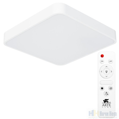 Светильник потолочный Arte Lamp Scena A2663PL-1WH, раздел каталога Прямоугольные светильники интернет-магазина Ночи Нет