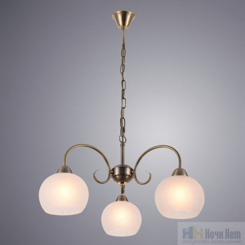 Люстра Arte Lamp Margo A9317LM-3AB, раздел каталога Люстры с плафонами интернет-магазина Ночи Нет