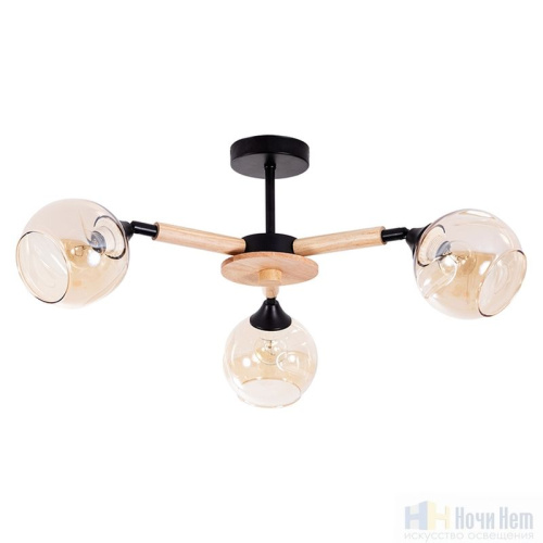 Люстра Arte Lamp Branson A4370PL-3BR, раздел каталога Люстры с плафонами интернет-магазина Ночи Нет