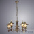 Люстра подвесная Arte Lamp Trattoria A5664LM-5AB, количество ламп - 5, площадь освещения - 12,5 кв.м Люстра подвесная Arte Lamp Trattoria A5664LM-5AB, раздел каталога Люстры с плафонами интернет-магазина Ночи Нет
