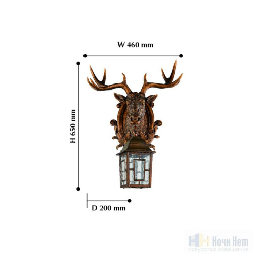 Светильник уличный Favourite Hunt 2078-1W, раздел каталога Настенные уличные светильники интернет-магазина Ночи Нет