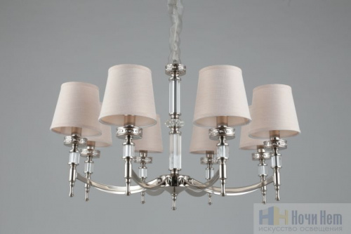 Люстра подвесная Omnilux Maranza OML-87203-08, раздел каталога Люстры с абажурами интернет-магазина Ночи Нет