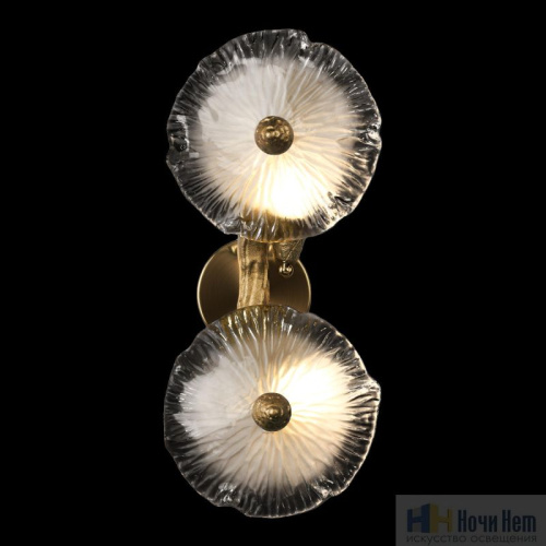Бра LOFT IT Bloom 10352/2W AB, раздел каталога Стеклянные бра интернет-магазина Ночи Нет