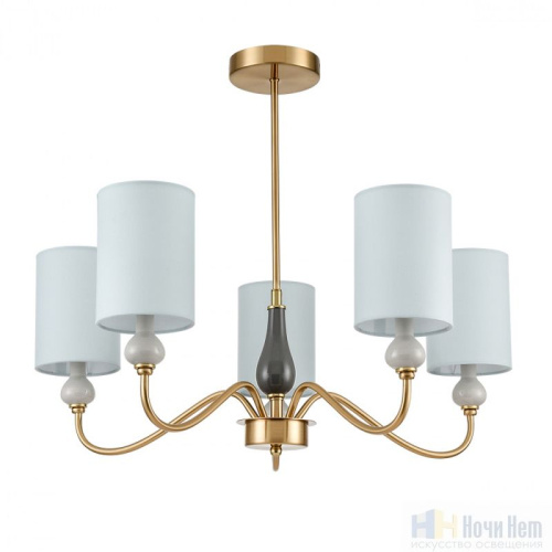 Люстра Lumion Anri 6590/5, раздел каталога Люстры с абажурами интернет-магазина Ночи Нет