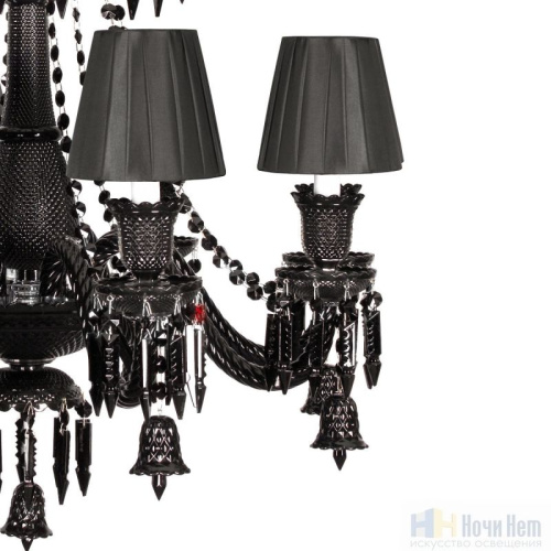 Люстра LOFT IT Zenith 10210/8 Black, раздел каталога Хрустальные люстры интернет-магазина Ночи Нет