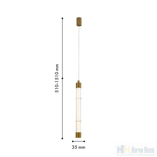 Светильник подвесной Favourite Banche 4558-1P, раздел каталога Подвесы 1 лампа интернет-магазина Ночи Нет