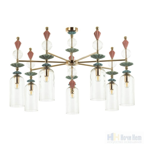 Люстра Odeon Light Bizet 4855/7C, раздел каталога Люстры с плафонами интернет-магазина Ночи Нет