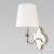 Бра LOFT IT Silence 10303W Nickel, количество ламп - 1, площадь освещения - 2 кв.м Бра LOFT IT Silence 10303W Nickel, раздел каталога Бра с абажуром интернет-магазина Ночи Нет