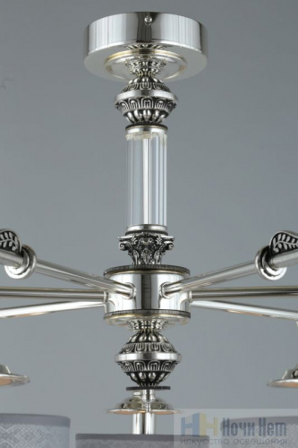 Люстра потолочная Omnilux Rovigo OML-64317-07, раздел каталога Люстры с абажурами интернет-магазина Ночи Нет