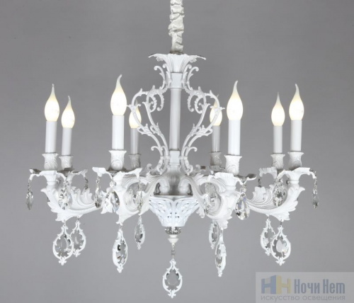 Люстра подвесная Omnilux Senis OML-74713-08, раздел каталога Хрустальные люстры интернет-магазина Ночи Нет