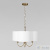 Люстра LOFT IT Silence 10303P Brass, количество ламп - 4, площадь освещения - 8 кв.м Люстра LOFT IT Silence 10303P Brass, раздел каталога Люстры с абажурами интернет-магазина Ночи Нет