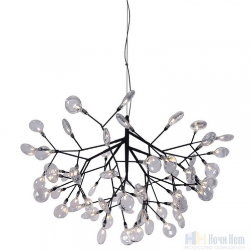 Люстра Crystal Lux Evita SP63 Black/TranSParent, раздел каталога Кованые люстры интернет-магазина Ночи Нет