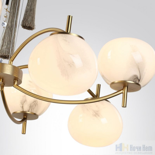 Люстра Odeon Light Fiolent 5432/8, раздел каталога Люстры с плафонами интернет-магазина Ночи Нет