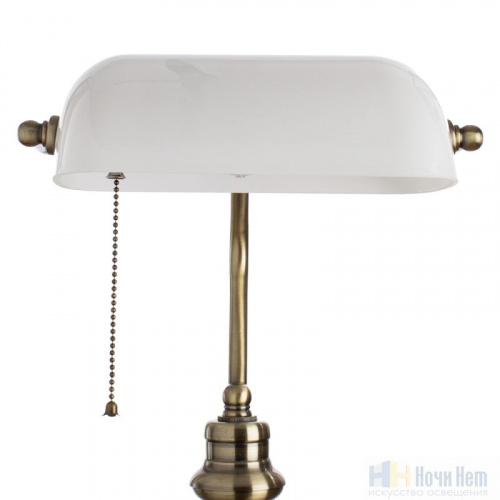 Настольная лампа Arte Lamp Banker A2493LT-1AB, раздел каталога Лампы настольные офисные интернет-магазина Ночи Нет